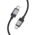 Дата кабель Hoco X110 Honorific USB to Type-C 3A (1m) – Black. Фото 4 из 5