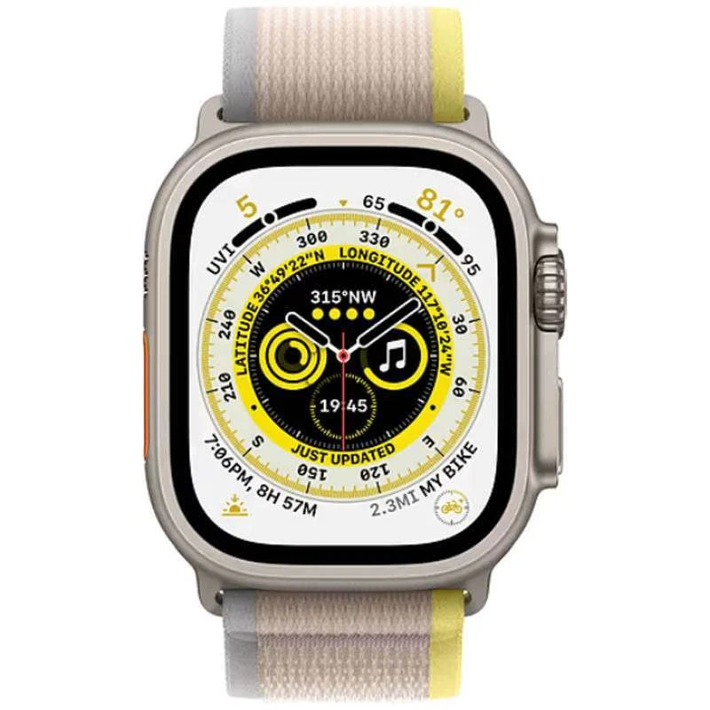 Ремешок Hoco WA14 Original series Apple watch (38/40/41mm) – Yellow with White. Фото 3 из 6