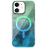 Силиконовый чехол Shiny Mountain (MagFit) для Apple iPhone 11 (6.1") – Green / Blue. Фото 1 из 2