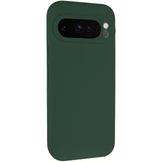 Чехол Silicone Case Lakshmi Premium з закритою камерою на Google Pixel 9 Pro XL — Зеленый / Cyprus Green