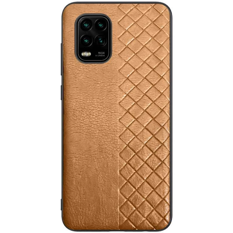 

Шкіряна накладка WeaveSide на Xiaomi Mi 10 Lite (Коричневий)