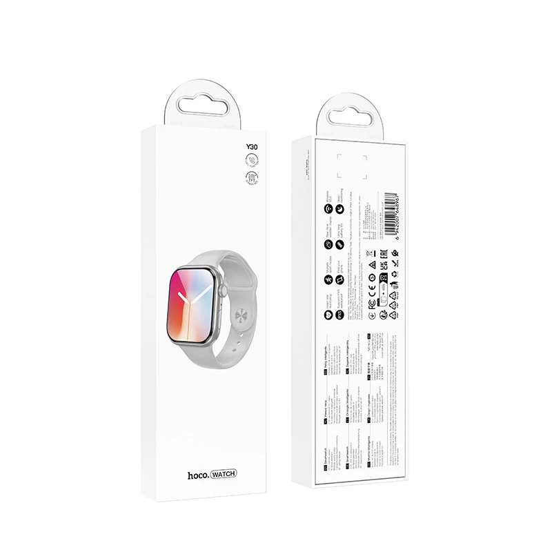 Смарт-годинник Hoco Smart Watch Y30 Smart sports watch (call version) – silver. Фото 3 з 3