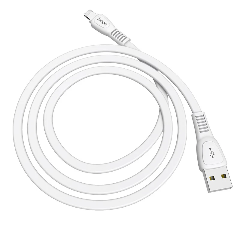 

Дата кабель Hoco X40 Noah USB to Lightning (1m) (Белый), Білий