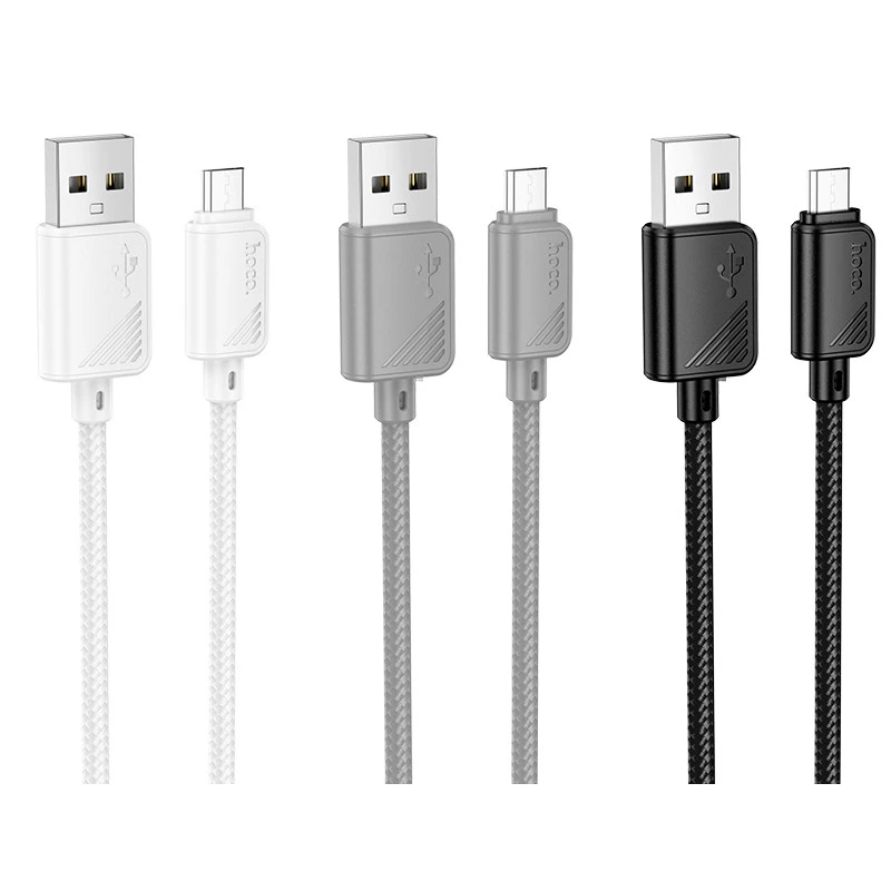Дата кабель Hoco X113 Beneficio USB to MicroUSB (1m) фото 1 з 1