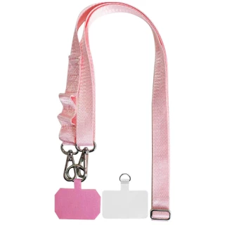 Шнурок широкий с двумя креплениями (2см) 140см фото 1 из 2