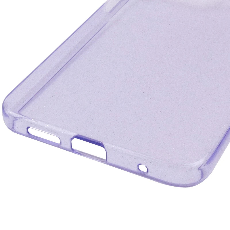 Блестящий силиконовый чехол на Xiaomi Poco C65 – Purple. Фото 12 из 12