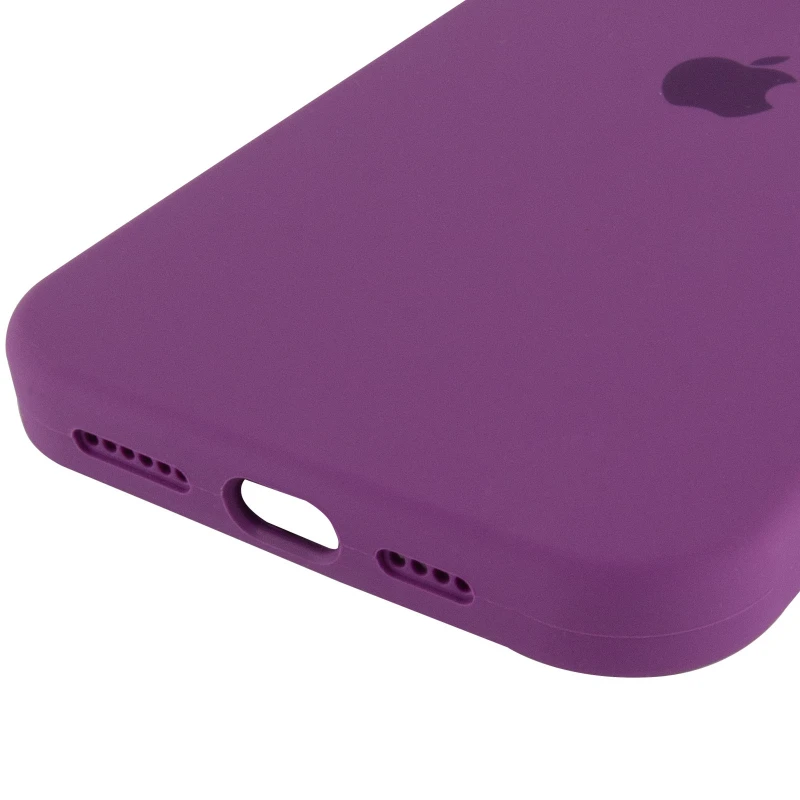 Чехол Silicone Case с закрытым низом для Apple iPhone 15 Pro Max (6.7") – Фиолетовый / Grape. Фото 9 из 10