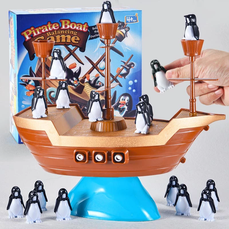 Настільна інтерактивна гра Ummi 707-61 Pirate Boat Balancing Game – Brown. Фото 6 з 6