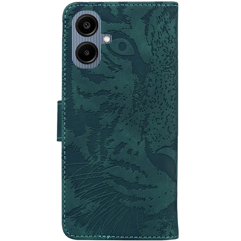 Шкіряний чохол-книжка Tiger для Samsung Galaxy A07 – Green. Фото 3 з 7