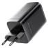 СЗУ Acefast A111 GaN With Retractable Cable Type-C PD67W (1USB-A/1C) – Black. Фото 5 из 6