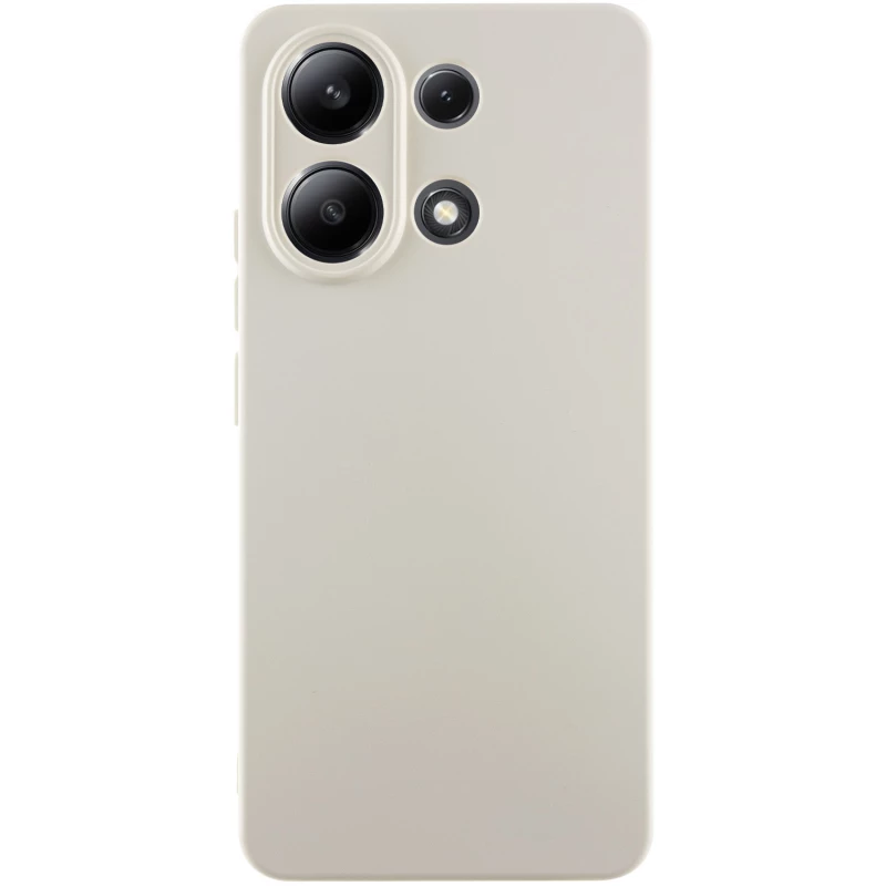 Чохол Silicone Case Lakshmi з закритою камерою на Xiaomi Redmi Note 13 4G – Пісочний / Sand. Фото 1 з 6