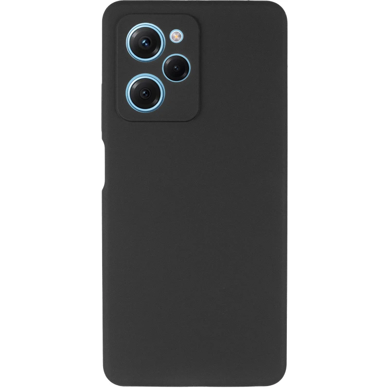 Чохол Silicone Case Lakshmi Plus з закритою камерою на Xiaomi Redmi Note 12 Pro 5G – Чорний / Black. Фото 3 з 6