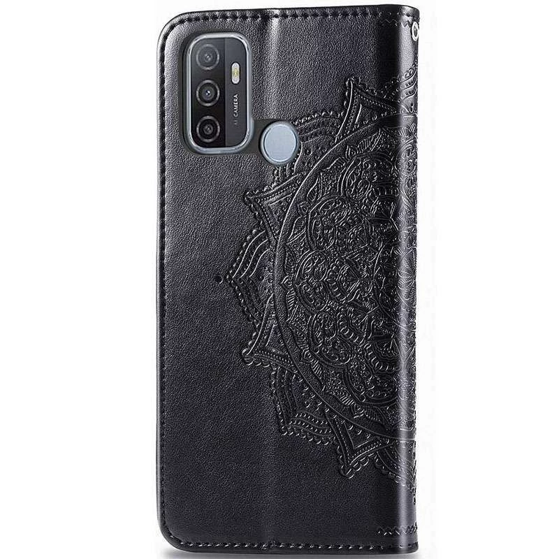 Шкіряний чохол-книжка Art Case з візитницею для Oppo A53 / A32 / A33 – Чорний. Фото 2 з 5