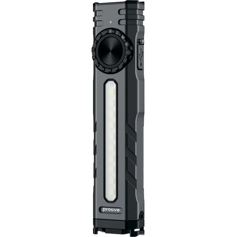 Фонарь аккумуляторный Proove Ray Force (1500lm 1000mAh) – Gray. Фото 1 из 2