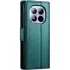 Шкіряний чохол-книжка CaseMe Nappa leather для Xiaomi Redmi Note 15 Pro 5G – Green. Фото 3 з 9