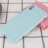 Чохол з закритим низом Silicone Case на Apple iPhone XS (5.8") – Бірюзовий / Turquoise. Фото 2 з 3