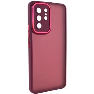 TPU+PC чохол Accent на Samsung Galaxy S23 Ultra — Magenta