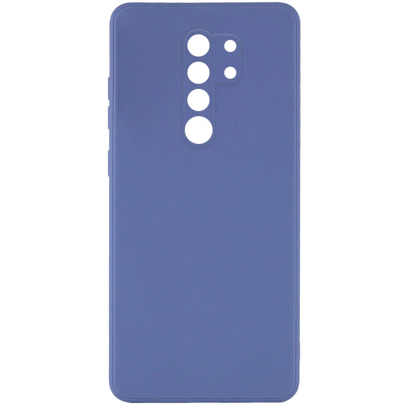 

Цветной силиконовый чехол с защитой камеры для Xiaomi Redmi Note 8 Pro (Голубой / Mist blue), Блакитний / mist blue
