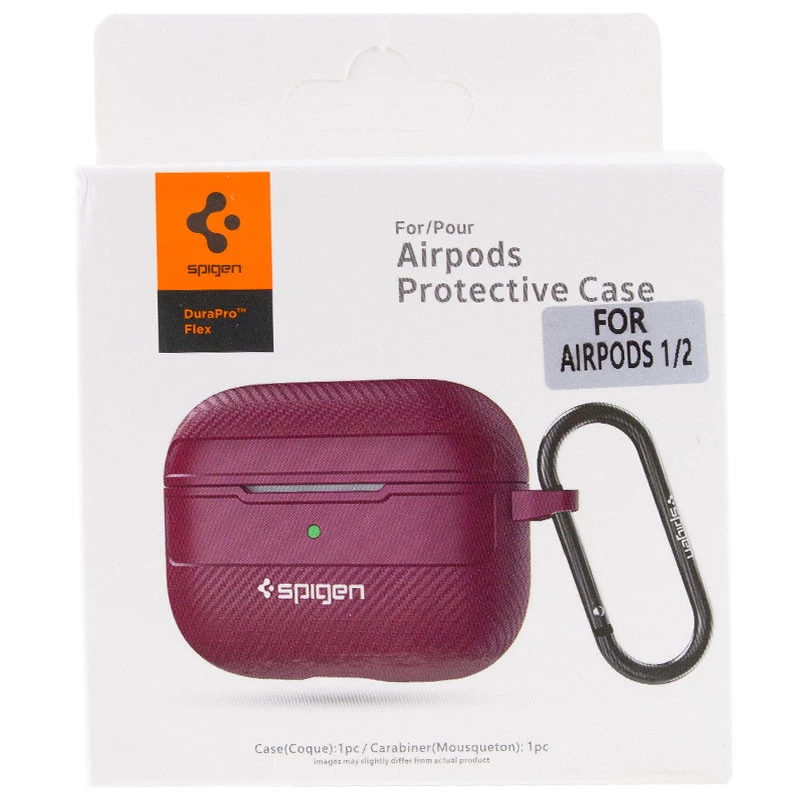 Футляр SGP Shockproof для навушників Airpods 1/2 – Plum. Фото 7 з 7