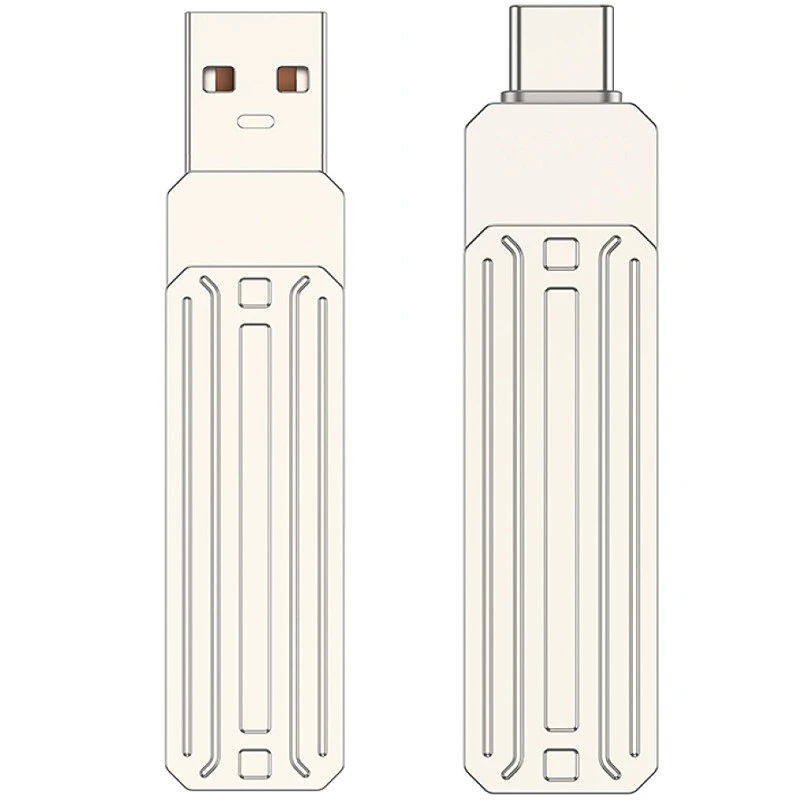 Флеш-драйв USB 3.0 Flash Drive WIWU Wi-FD001 3 in 1 64GB – silver. Фото 4 з 7