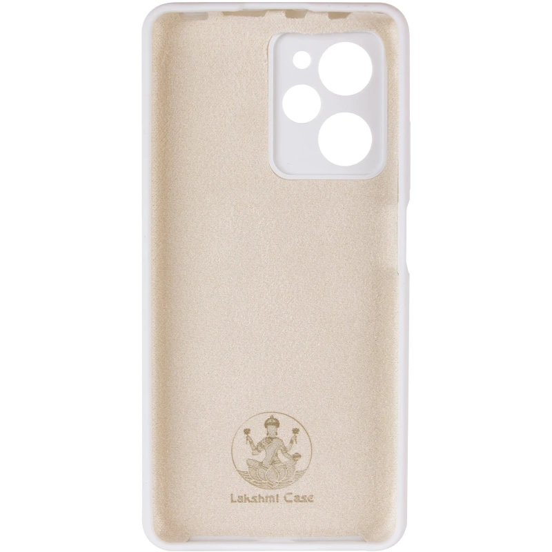 Чохол Silicone Case Lakshmi Plus з закритою камерою на Xiaomi Redmi Note 12 Pro 5G – Білий / White. Фото 4 з 6