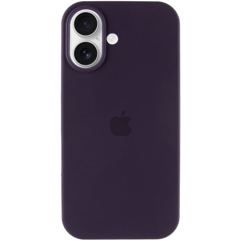 Чехол Silicone Case с закрытым низом для Apple iPhone 17 (6.3") – Фиолетовый / Elderberry. Фото 3 из 6