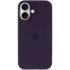 Чехол Silicone Case с закрытым низом для Apple iPhone 17 (6.3") – Фиолетовый / Elderberry. Фото 3 из 6