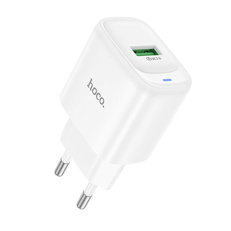 СЗУ Hoco C140A Smart QC3.0 (1USB/3A) – White. Фото 1 из 4
