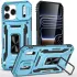 Ударостійкий чохол Square Ring зi шторкою на камеру на Apple iPhone 17 Pro Max (6.9") – Блакитний / Light Blue. Фото 1 з 1