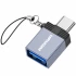 Перехідник Amaya 01UC Type-C Male to USB Female USB3.0 – Grey. Фото 1 з 2