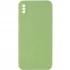 Кольоровий силіконовий чохол із захистом камери на Apple iPhone XS Max (6.5") – Фісташковий. Фото 1 з 4