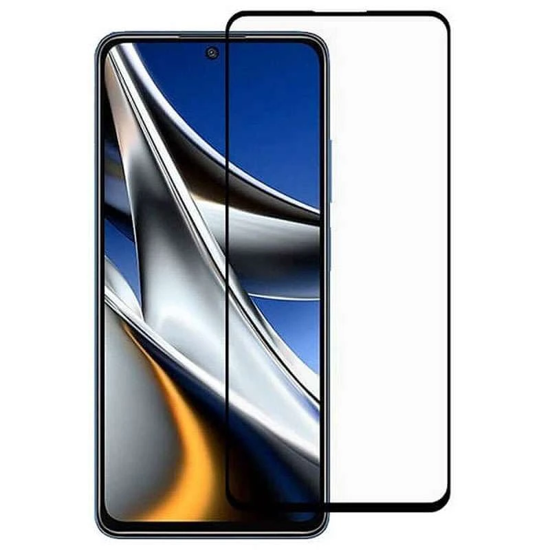 

SKLO Защитное стекло на Xiaomi Poco X4 GT (Черный), Чорний