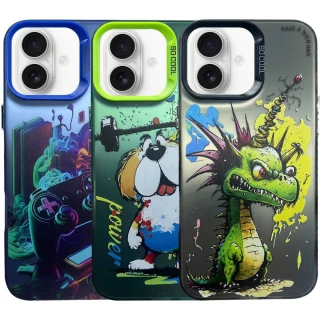 Чехол TPU+PC Street Art для Apple iPhone 16 фото 1 Чехол TPU+PC Street Art для Apple iPhone 16 фото 1 из 1