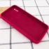 Чехол Silicone Case Square L с защитой камеры для Apple iPhone XS (5.8") – Красный / Rose Red. Фото 3 из 3