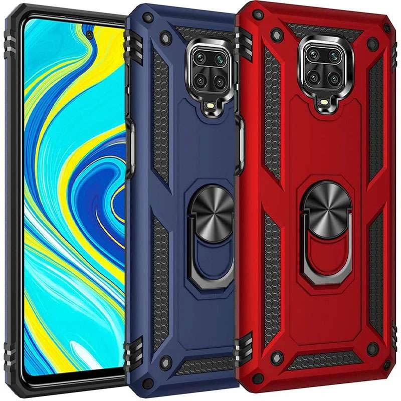 

Протиударний чохол Serge Ring з кільцем на Xiaomi Redmi Note 9s / Note 9 Pro / Note 9 Pro Max