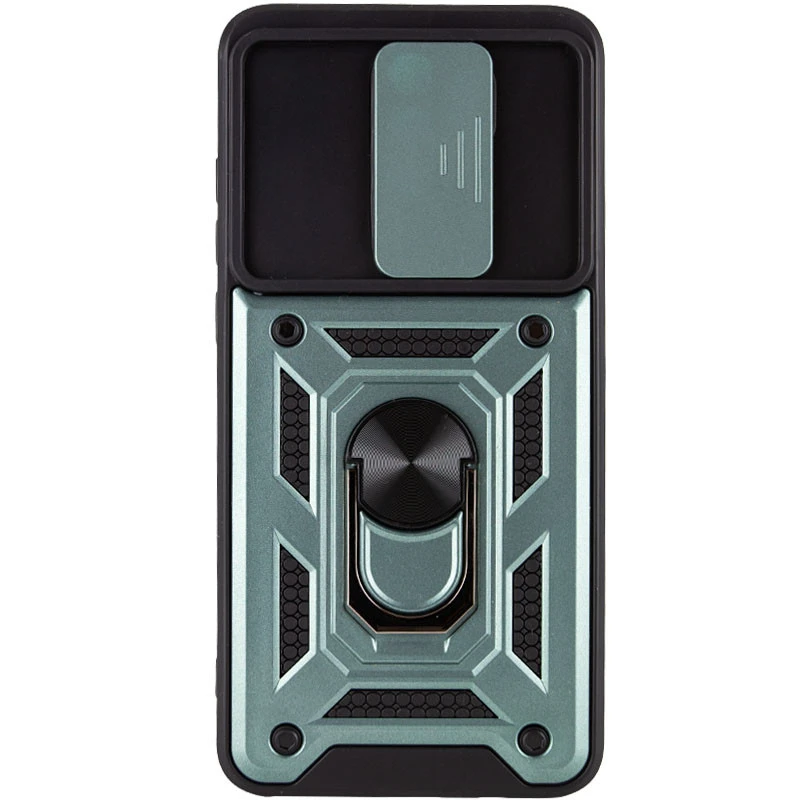 Удароміцний чохол Ummi Camshield Serge Ring (in box) для Xiaomi Redmi Note 8 Pro – Зелений / Green. Фото 2 з 2