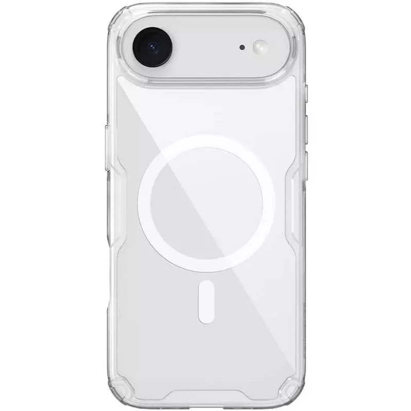TPU чехол Nillkin Nature Pro с MagSafe для Apple iPhone 17 Air (6.5") – Бесцветный (прозрачный). Фото 3 TPU чехол Nillkin Nature Pro с MagSafe для Apple iPhone 17 Air (6.5") – Бесцветный (прозрачный). Фото 3 из 6