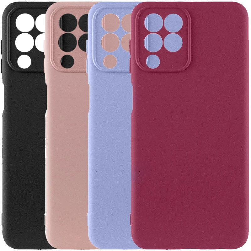 Кольоровий силіконовий чохол GETMAN із закритою камерою для Samsung Galaxy M33 5G фото 1 з 1