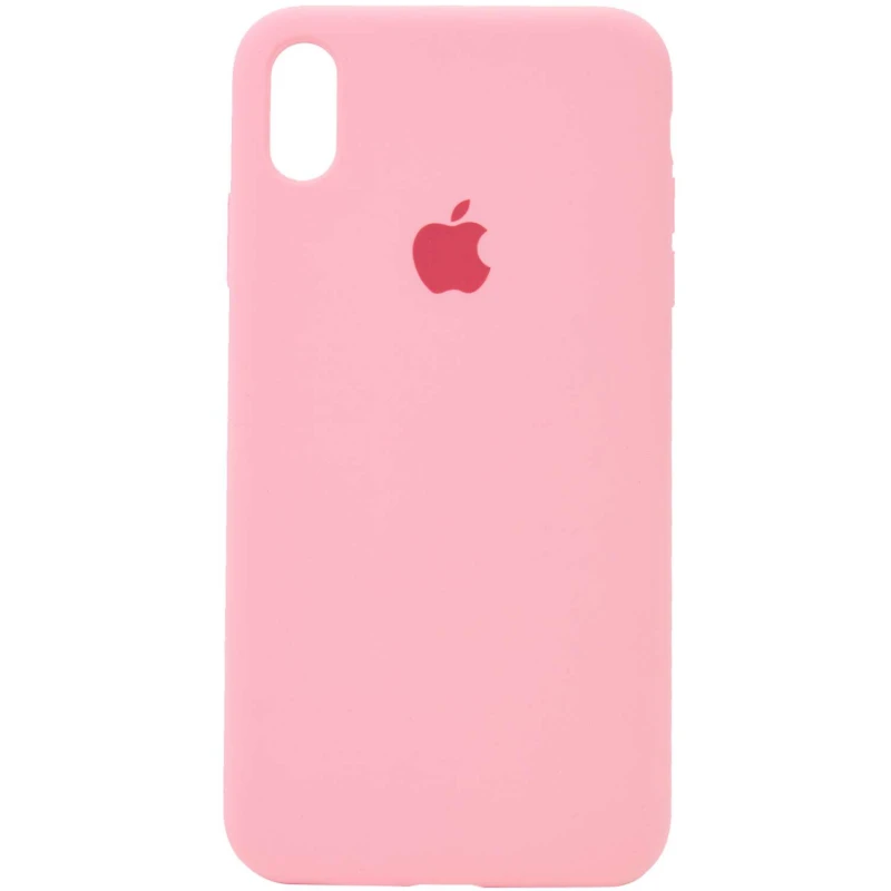 

Чехол Silicone Case с закрытым низом для Apple iPhone XR (6.1") (Розовый / Pink), Рожевий / pink