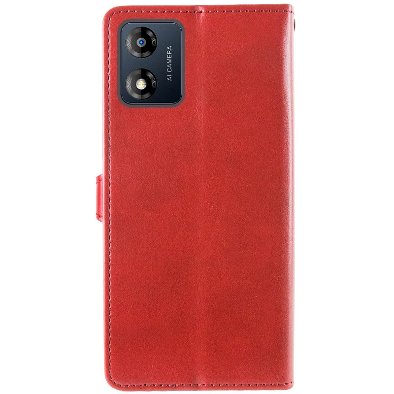 Чохол-книжка GETMAN Gallant  на Motorola Moto E13 – Червоний. Фото 5 з 6