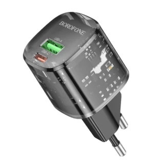 СЗУ Borofone BN17 Sunlight PD20W+QC3.0 (1Type-C/1USB) фото 1 СЗУ Borofone BN17 Sunlight PD20W+QC3.0 (1Type-C/1USB) фото 1 из 1