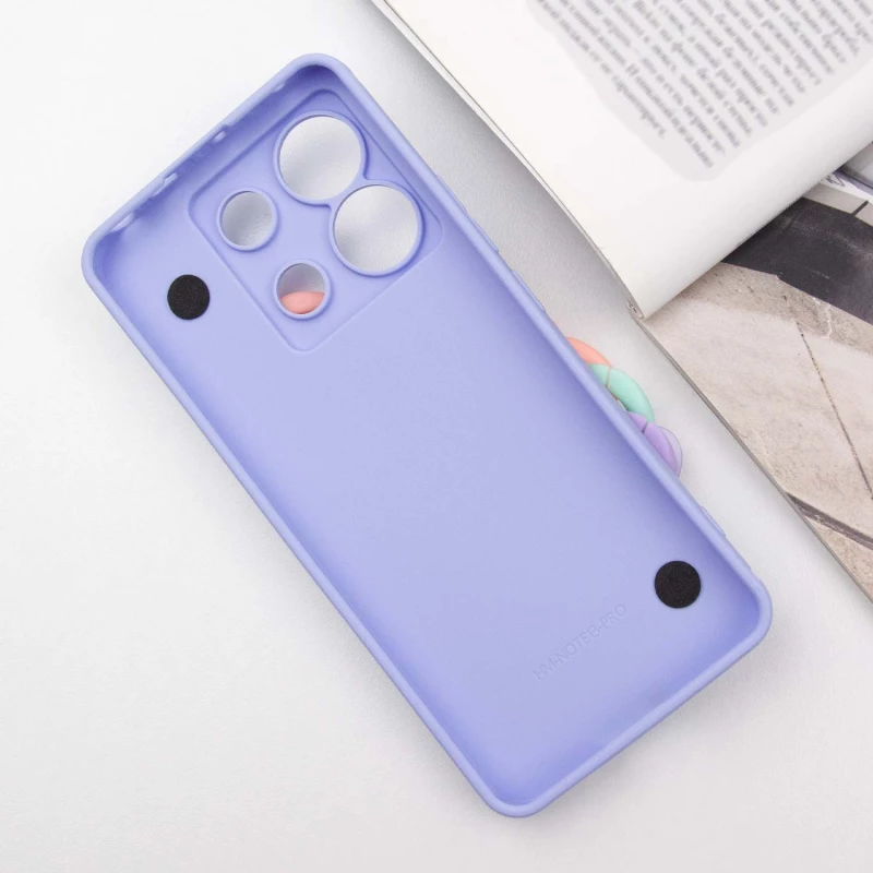 Чехол Heart с цепочкой для Xiaomi Poco X6 – Lilac Blue. Фото 7 из 11