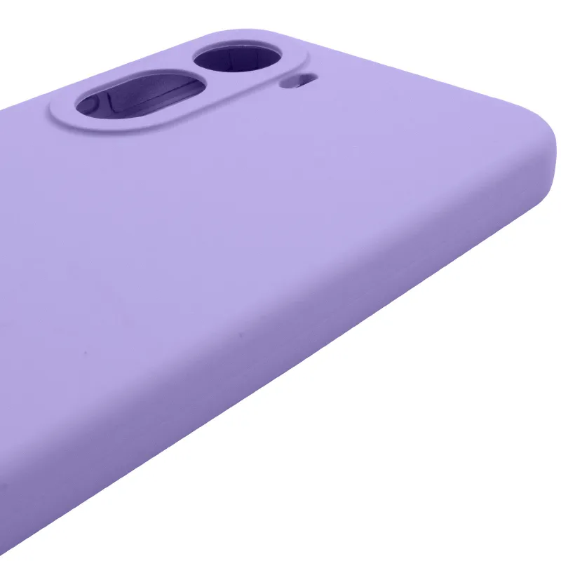 Чехол Silicone Case Lakshmi Premium з закритою камерою на Xiaomi Redmi A7 Pro 4G – Сиреневый / Dasheen. Фото 5 из 6
