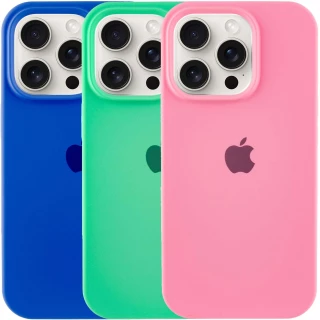 Чехол Silicone Case с закрытым низом для Apple iPhone 16 Pro Max