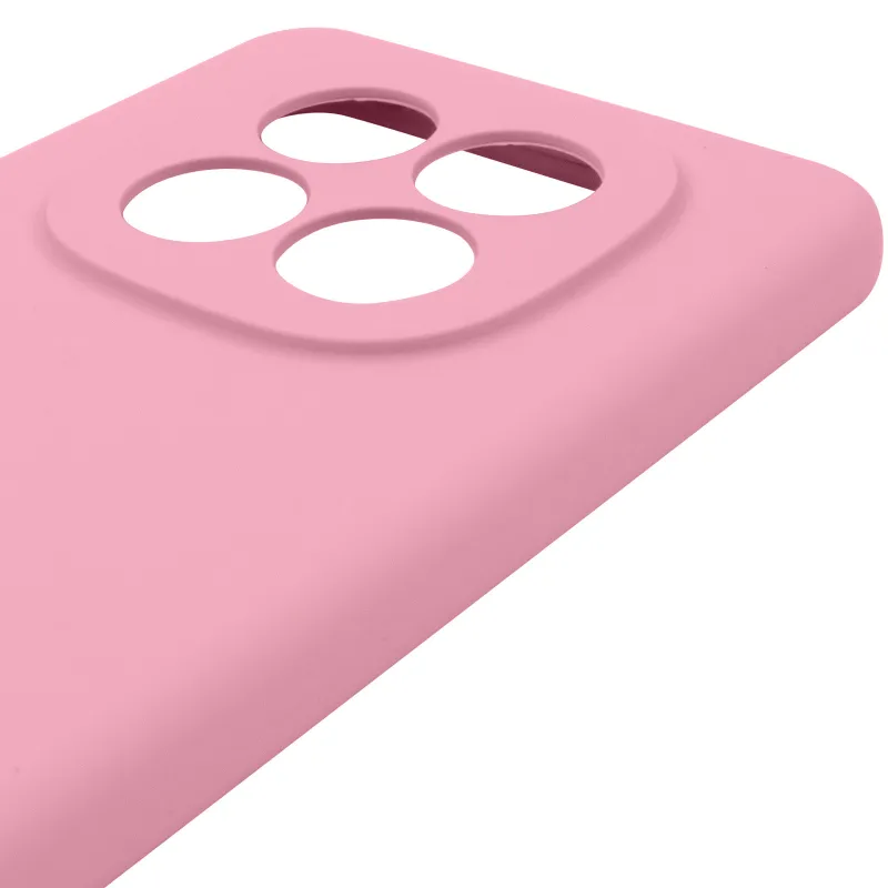 Чехол Silicone Case Lakshmi Premium з закритою камерою на Xiaomi Redmi Note 15 4G/5G (EU) – Розовый / Light pink. Фото 5 из 6