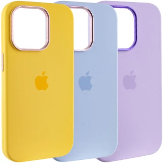 Чохол Silicone Case з металевими кнопками на Apple iPhone 14 Pro Max (6.7")