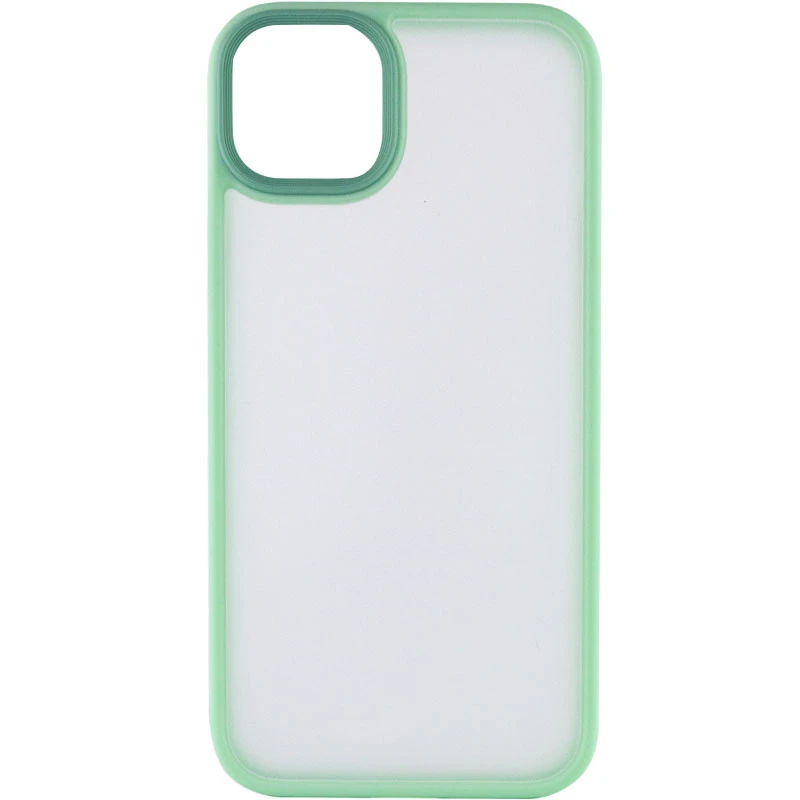 TPU+PC з металевими кнопками на Apple iPhone 14 (6.1") – М'ятний / Light Green. Фото 3 з 7
