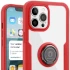 TPU+PC чохол з захистом 360 градусів з металевим кільцем на Apple iPhone 13 Pro (6.1") – Червоний. Фото 2 з 2