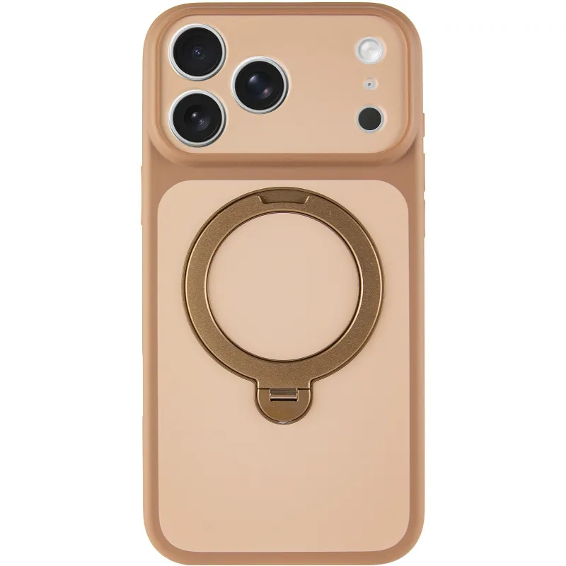 Чехол Ummi Full Camera with Magnetic Fit HQ Ring для Apple iPhone 18 Pro – Brown Gold. Фото 2 из 7