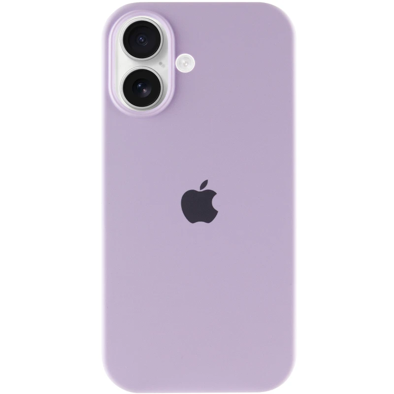 Чехол Silicone Case с закрытым низом для Apple iPhone 16 Plus – Сиреневый / Lilac. Фото 4 из 7